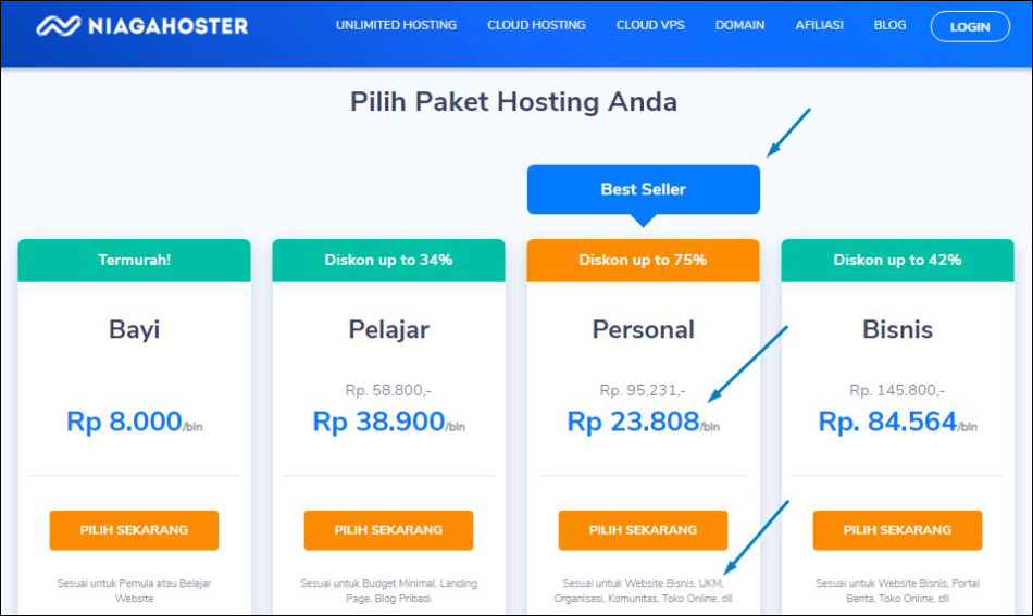 biaya-shared-hosting-di-niagahoster-2019