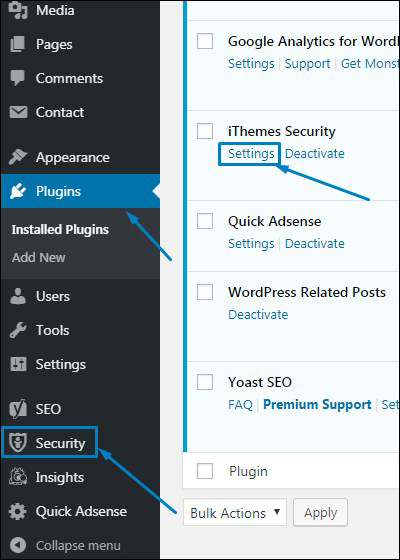 cara-masuk-halaman-settings-plugin-iTheme-Security